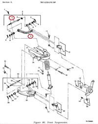 M151-161 | M151-161  Front Suspension Arm Assembly M151 AM General MUTT Jeep (1).JPG