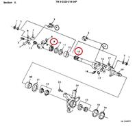 M151-164 | M151-164  Yoke And Axle Drive Shaft With U-Joint M151 AM General MUTT Jeep (1).JPG