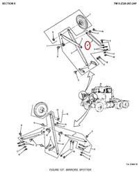 M9-1031 | M9-1031  Rearview Mirror Arm M915 (3).JPG