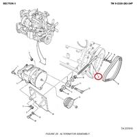 M9-1035 | M9-1035  Alternator Adjusting Rod M915 (2).JPG