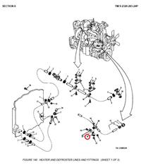 M9-1038 | M9-1038  Heater And Defroster Bracket M915 (2).JPG