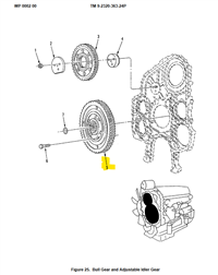 M9-1819 | M9-1819  Gear Cluster Bull Gear and Adjustable Idler Gear M915 M916A1 Dia (1).JPG.png
