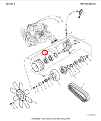 M9-6219 | M9-6219 M915A1 Inner Fan Clutch Bearing Set.png