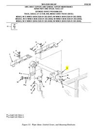 MA3-736 | MA3-736 Double ANgle Windshield Wiper Mounting Bracket M35A3 Dia 1.JPG