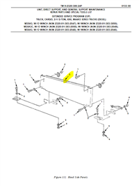 MA3-741 | MA3-741 Left Driver Side Engine Access Panel M35A3 Dia (1).JPG