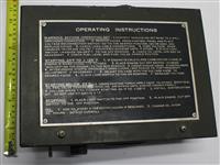 MSE-186 | MSE-186  Control Box Assembly 1.5 KW Generator Military Standard Engine 2A016 (2).JPG