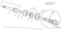 MU-392 | MU-392 Transmission Mainshaft Helical Gearshaft (5).jpg