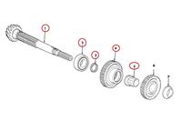 MU-404 | MU-404 Transmission Output Shaft with High Speed Gear M274 Mule (1) (Large).jpg