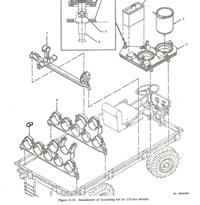 MU-438 | MU-438  Front Tow Missle Bracket Mule M274.JPG
