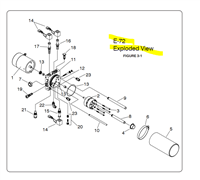SNOW-057 | SNOW-057  E72 Unit Only Power Pack Plow Pump Straight Blade Meyer Snow Plow Diagram 2 (2).PNG
