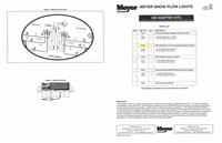 SNOW-070 | SNOW-070 GMC Z88 Utility Saber Headlight Adapter Kit Meyer Snow Plow Reference (1).JPG