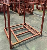 SP-2590 | SP-2590  Portable Stack Rack Nesting Pallet Stacker Rack Warehouse Red 3k Cap (4).jpg