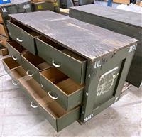 SP-2659 | SP-2659 Military Wooden Parts Chest With Drawers (6).jpg