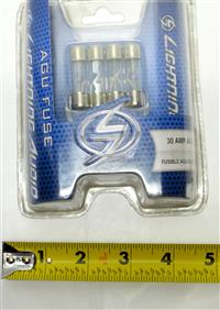 SP-2945 | SP-2945 Lightning Audio 30 Amp AGU Fuse 4 Pack (1).JPG