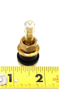  TI-1843 Valve Stem 5/8 Inch - 1 1/2 Inch Straight Brass Clamp in Tubeless