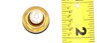  TI-1843 Valve Stem 5/8 Inch - 1 1/2 Inch Straight Brass Clamp in Tubeless