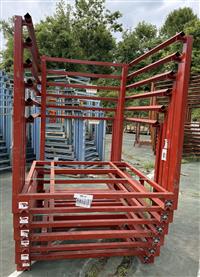 SP-405 | SP-405  Portable Stack Rack Nesting Pallet Stacker Rack Warehouse Red 2k Cap (1).jpg