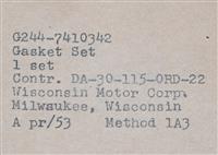 SP-571 | SP-571  Gasket Set Wisconsin Motor Corporation Chrysler M46 Tank G244 (2).JPG