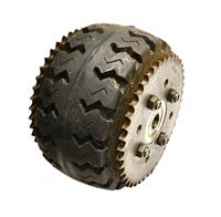 SP-685 | SP-685  Drive Wheel and Tire with Sprockets 1 Inch Diameter Sprocket (5).JPG