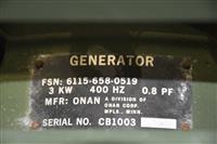 SP-926 | SP-926  Generator 120 Volt DC Gen-Set Model MEP-021A MEP021A 3 KW Military Standard Gas Engine 4A032 (11).JPG