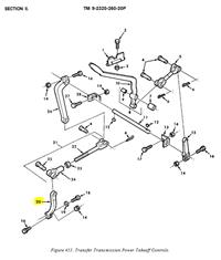 9M-1821 | Shift Linkage Arm PTO Dia1.JPG