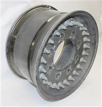 TI-1851 | TI-1851  Hutchinson 16.5 x 8.25 24 Stud 8 Hole 2 Piece Wheel  Rim 24 bolt HMMWV ( (9).JPG
