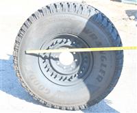 TI-1876 | TI-1876  Goodyear Wrangler Enforcer MT 37x12.50R16.5LT Mounted on 24 Bolt Rim 100% Tread HMMWV (19).JPG