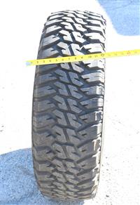 TI-1876 | TI-1876  Goodyear Wrangler Enforcer MT 37x12.50R16.5LT Mounted on 24 Bolt Rim 100% Tread HMMWV (20).JPG