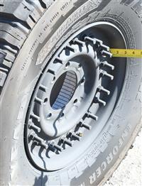 TI-1876 | TI-1876  Goodyear Wrangler Enforcer MT 37x12.50R16.5LT Mounted on 24 Bolt Rim 100% Tread HMMWV (22).JPG