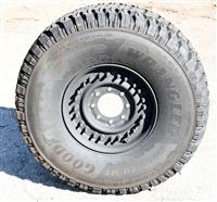 TI-1876 | TI-1876  Goodyear Wrangler Enforcer MT 37x12.50R16.5LT Mounted on 24 Bolt Rim 100% Tread HMMWV (4).JPG