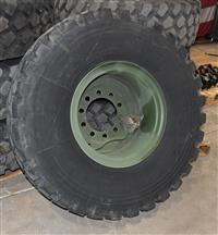 TI-1899 | TI-1899  Michelin 14.00R20 XZL Tire 75% Tread Average Mounted on 10 Hole 2 Piece Wheel Lot of 7 (25).JPG