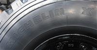 TI-1902 | TI-1902  Michelin XZL 39585R20 Tire 65% Tread Mounted on 6 Bolt 10 Stud Rim Lot of 6 (11).JPG