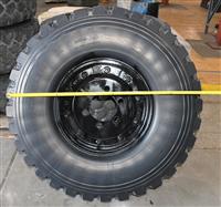 TI-1902 | TI-1902  Michelin XZL 39585R20 Tire 65% Tread Mounted on 6 Bolt 10 Stud Rim Lot of 6 (22).JPG