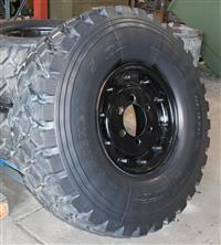 TI-1902 | TI-1902  Michelin XZL 39585R20 Tire 65% Tread Mounted on 6 Bolt 10 Stud Rim Lot of 6 (7).JPG