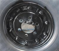 TI-1902 | TI-1902  Michelin XZL 39585R20 Tire 65% Tread Mounted on 6 Bolt 10 Stud Rim Lot of 6 (8).JPG