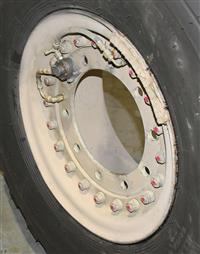 TI-261 | TI-261  General 14.00R20 Tire 100% Tread Mounted on 20 Stud 10-Hole Hub Pilot Rim CTIS (26).JPG