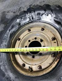 TI-380 | TI-380  Goodyear Wrangler RT II 16.5 36x12.5x16.5 With Run Flat Insert Mounted on Rim (Used)  (8).jpg