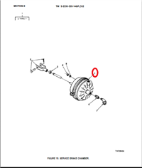 TR-312 | TR-312  M872 Type-30 Midland Air Brake Chamber (1).png