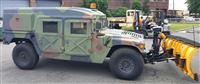 M998 Four Man HMMWV with Snow Plow and Helmet Hard Top and Hard Doors