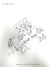 Mu-325 | mu-325 Upper Engine Shroud Assmbly NO2 Cylinder Front M274 (1).jpg